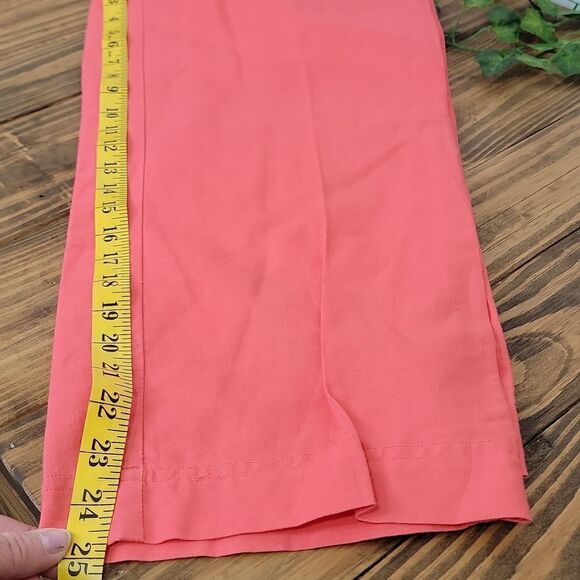 Jones New York Sport. Linen Blend. Cropped Drawstring Pant. Size 6. Like New - Picture 6 of 8